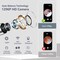 Smart Visual Ear Cleaner with Camera, Wireless Otoscope Earwax Removal Tool, 130mAh Rechargeable, 138×13mm, ABS Material, 5.43in×0.51in, WiFi Ear Pick for Android & iOS – Black/White